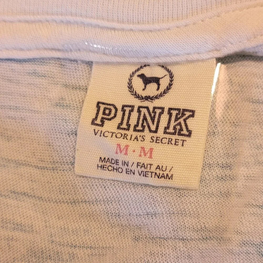 Victoria's Secret Ombre Tee T-Shirt Size M Medium EXC - Picture 5 of 6